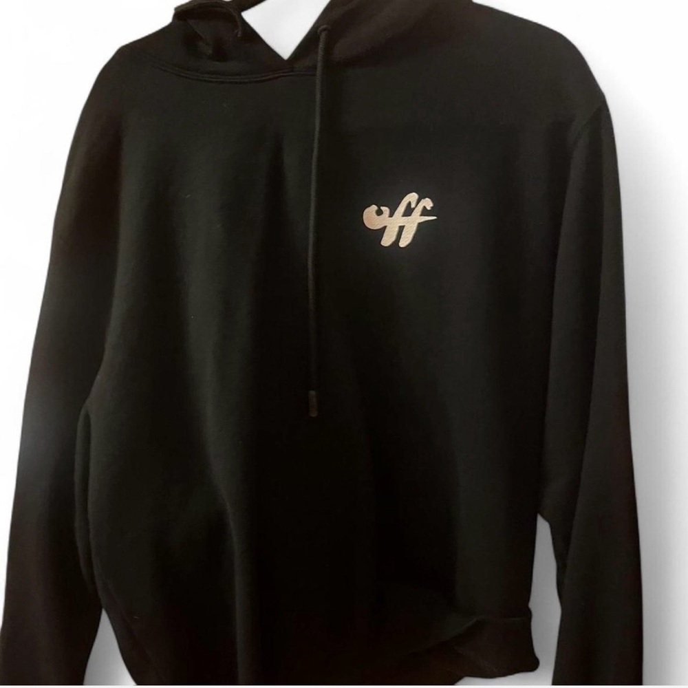 Off-White black zebra arrow hoodie